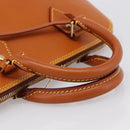 LOUIS VUITTON Nomad leather Alma Hand Bag Beige M85000 LV Auth 211758V-7