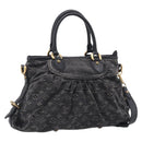 LOUIS VUITTON Monogram Denim Neo Cabby GM Bag Black M95352 LV Auth 211759V-1