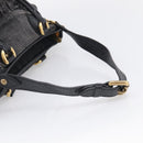 LOUIS VUITTON Monogram Denim Neo Cabby GM Bag Black M95352 LV Auth 211759V-9