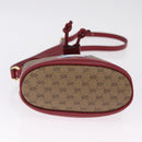 GUCCI Micro GG Supreme Fujiko Pro Shoulder Bag PVC Beige 647801 Auth 211761M-11