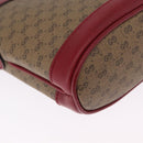 GUCCI Micro GG Supreme Fujiko Pro Shoulder Bag PVC Beige 647801 Auth 211761M-14
