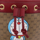 GUCCI Micro GG Supreme Fujiko Pro Shoulder Bag PVC Beige 647801 Auth 211761M-17