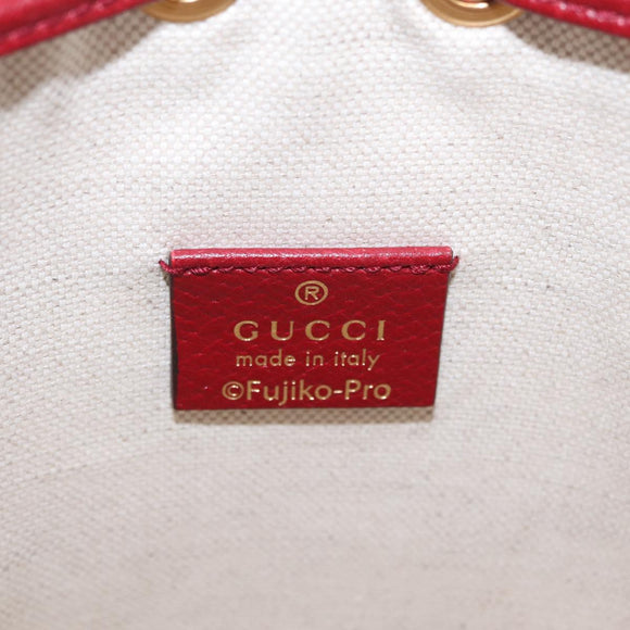 GUCCI Micro GG Supreme Fujiko Pro Shoulder Bag PVC Beige 647801 Auth 211761M