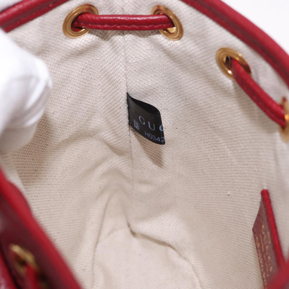 GUCCI Micro GG Supreme Fujiko Pro Shoulder Bag PVC Beige 647801 Auth 211761M