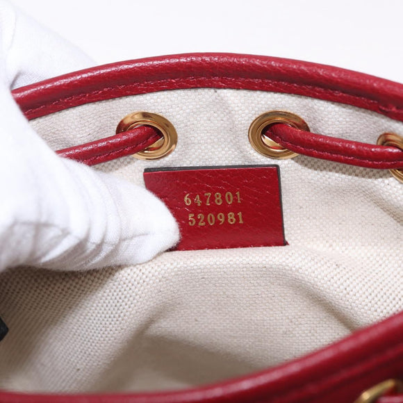 GUCCI Micro GG Supreme Fujiko Pro Shoulder Bag PVC Beige 647801 Auth 211761M
