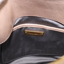 Miu Miu Hand Bag Vitellolux 2way Brown Gold Auth 211764V-20
