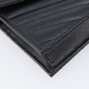 Saint Laurent Cassandra Chain Shoulder Bag Leather Black 742920 Auth 211767M-12