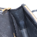 Saint Laurent Cassandra Chain Shoulder Bag Leather Black 742920 Auth 211767M-19