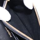 Saint Laurent Cassandra Chain Shoulder Bag Leather Black 742920 Auth 211767M-23