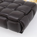 Bottega Veneta MAXI INTRECCIATO Padded Cassette Leather Dark Brown Auth 211776M-14