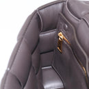 Bottega Veneta MAXI INTRECCIATO Padded Cassette Leather Dark Brown Auth 211776M-20