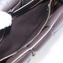 Bottega Veneta MAXI INTRECCIATO Padded Cassette Leather Dark Brown Auth 211776M-22