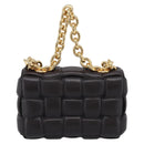 Bottega Veneta MAXI INTRECCIATO Padded Cassette Leather Dark Brown Auth 211776M-3