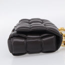 Bottega Veneta MAXI INTRECCIATO Padded Cassette Leather Dark Brown Auth 211776M-5