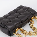 Bottega Veneta MAXI INTRECCIATO Padded Cassette Leather Dark Brown Auth 211776M-6