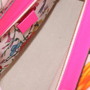 GUCCI Flora Hand Bag Canvas 2way Beige Gold 550141 Auth 211784V-22