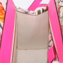 GUCCI Flora Hand Bag Canvas 2way Beige Gold 550141 Auth 211784V-24