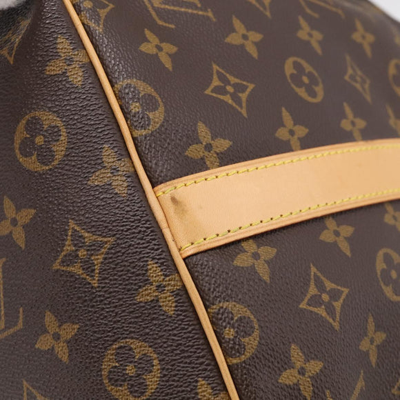 LOUIS VUITTON Monogram Keepall Bandouliere 60 Boston Bag M41412 LV Auth 211801V