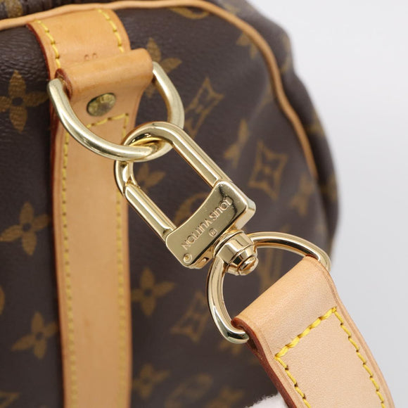 LOUIS VUITTON Monogram Keepall Bandouliere 60 Boston Bag M41412 LV Auth 211801V