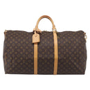 LOUIS VUITTON Monogram Keepall Bandouliere 60 Boston Bag M41412 LV Auth 211801V-2