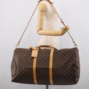 LOUIS VUITTON Monogram Keepall Bandouliere 60 Boston Bag M41412 LV Auth 211801V-26