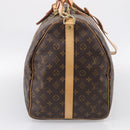 LOUIS VUITTON Monogram Keepall Bandouliere 60 Boston Bag M41412 LV Auth 211801V-5
