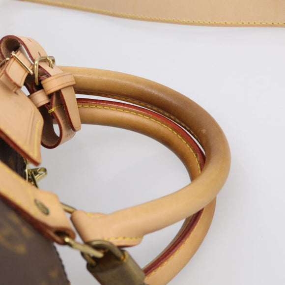 LOUIS VUITTON Monogram Keepall Bandouliere 60 Boston Bag M41412 LV Auth 211801V