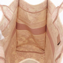 Christian Dior Book Tote Bag Canvas Pink Auth 211809V-21