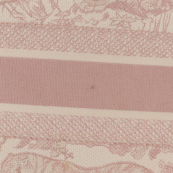 Christian Dior Book Tote Bag Canvas Pink Auth 211809V