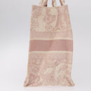 Christian Dior Book Tote Bag Canvas Pink Auth 211809V-6
