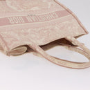 Christian Dior Book Tote Bag Canvas Pink Auth 211809V-8