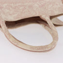 Christian Dior Book Tote Bag Canvas Pink Auth 211809V-9
