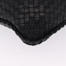 Bottega Veneta INTRECCIATO Hobo Bag Leather outlet Black 115654 Auth 211810M-10