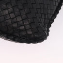 Bottega Veneta INTRECCIATO Hobo Bag Leather outlet Black 115654 Auth 211810M-13