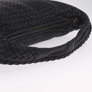 Bottega Veneta INTRECCIATO Hobo Bag Leather outlet Black 115654 Auth 211810M-7