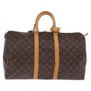 LOUIS VUITTON Monogram Keepall 45 Boston Bag M41428 LV Auth 211813V-3