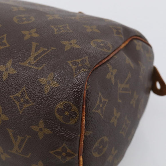 LOUIS VUITTON Monogram Speedy 25 Hand Bag M41528 LV Auth 211814