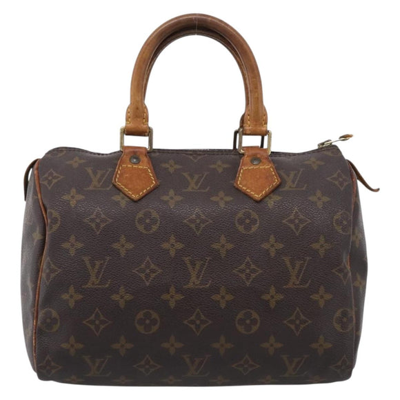 LOUIS VUITTON Monogram Speedy 25 Hand Bag M41528 LV Auth 211814