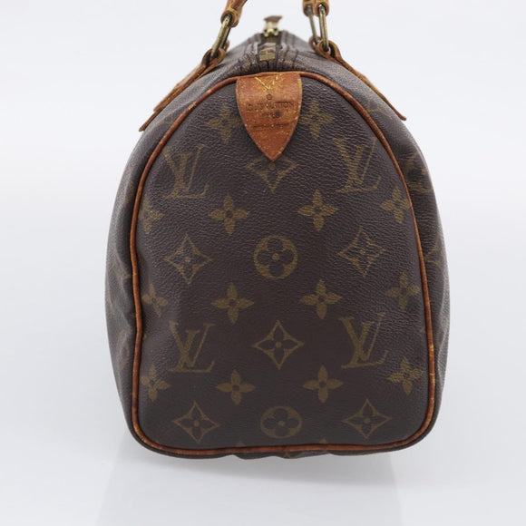 LOUIS VUITTON Monogram Speedy 25 Hand Bag M41528 LV Auth 211814