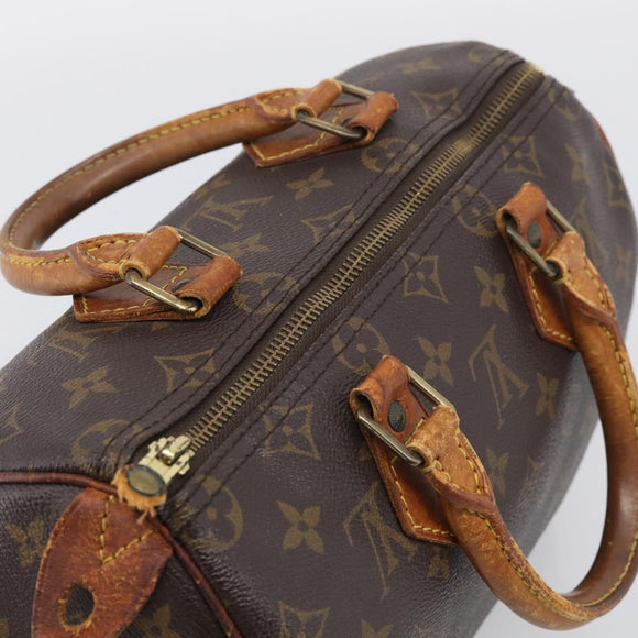LOUIS VUITTON Monogram Speedy 25 Hand Bag M41528 LV Auth 211814