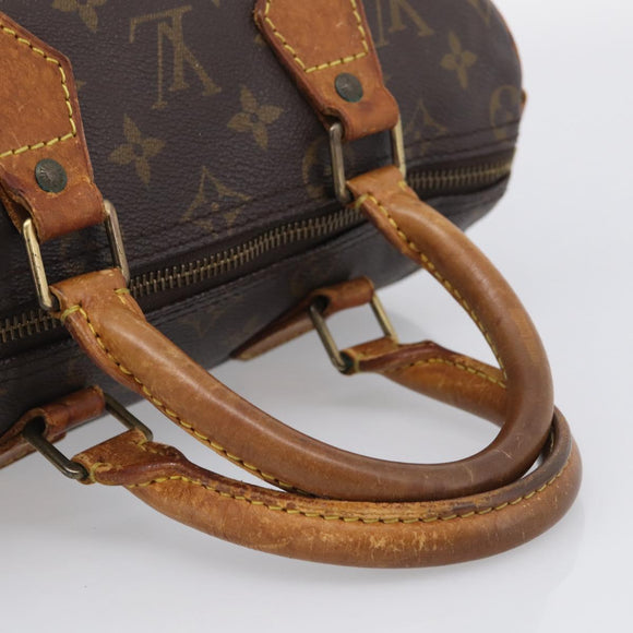 LOUIS VUITTON Monogram Speedy 25 Hand Bag M41528 LV Auth 211814