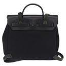 HERMES Herbag Ado PM Backpack Black Auth 211818A-3