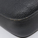 HERMES Evelyn 1GM Shoulder Bag Togo Black Silver Auth 211819M-11