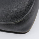 HERMES Evelyn 1GM Shoulder Bag Togo Black Silver Auth 211819M-13