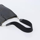 HERMES Evelyn 1GM Shoulder Bag Togo Black Silver Auth 211819M-7