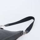 HERMES Evelyn 1GM Shoulder Bag Togo Black Silver Auth 211819M-8
