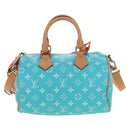 LOUIS VUITTON Speedy P9 Bandouliere 25 Bag Turquoise Blue M11561 Auth 211820SM-2