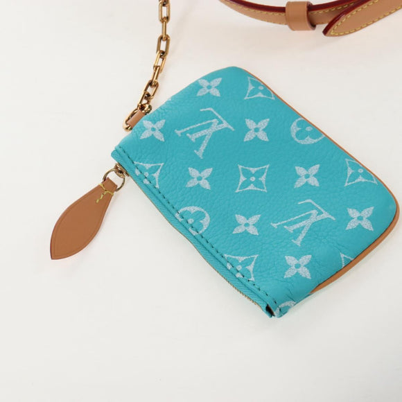 LOUIS VUITTON Speedy P9 Bandouliere 25 Bag Turquoise Blue M11561 Auth 211820SM
