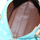 LOUIS VUITTON Speedy P9 Bandouliere 25 Bag Turquoise Blue M11561 Auth 211820SM-34