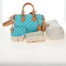 LOUIS VUITTON Speedy P9 Bandouliere 25 Bag Turquoise Blue M11561 Auth 211820SM-42